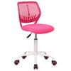 SNURRSTOL FÖR UNGDOMAR KIRA - vit/pink, Modern, metall/trä (40/87/44cm) - Mömax