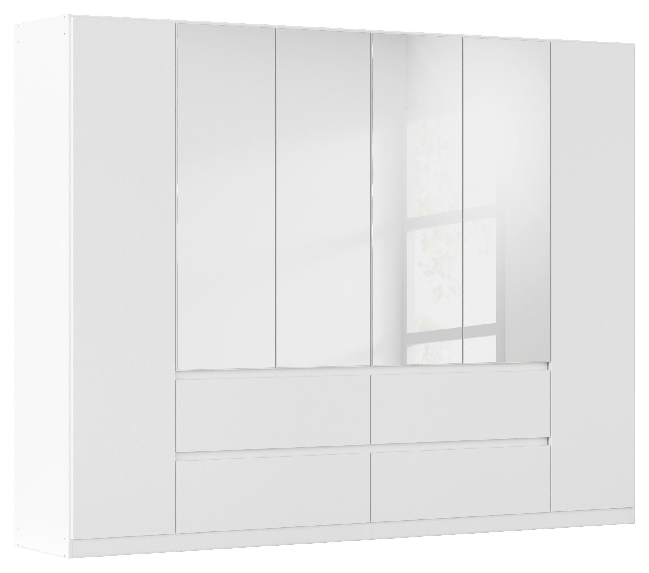 DULAP USI ROTATIVE MAINZ - argintiu/alb, Basics, material pe bază de lemn (271/210/54cm) - Modern Living