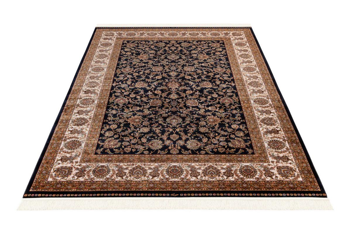 WEBTEPPICH MY BABYLON OF OBSESSION - Blau/Hellbraun, Design, Textil (200/290cm)