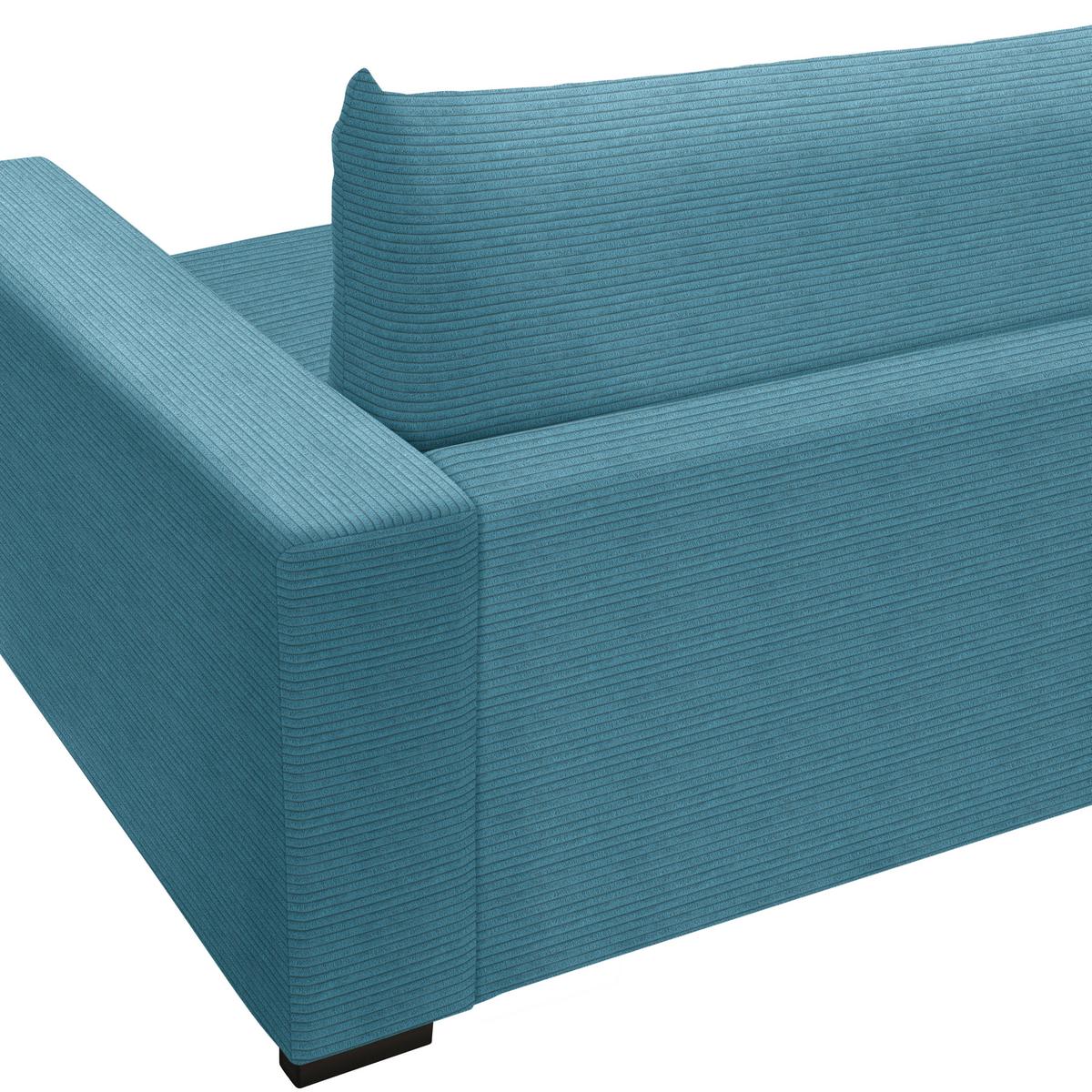 Megasofa Pedro Petrol - Petrol, MODERN, Holz/Holzwerkstoff (261/83/124cm) - Mömax