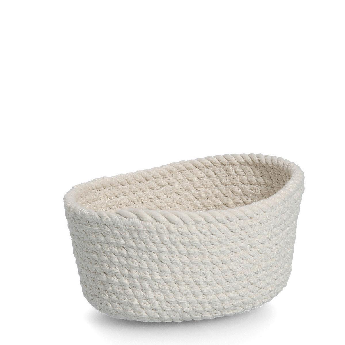 Korbset Weiß 3 Stk. - Weiß, Basics, Textil (24/17/13cm)