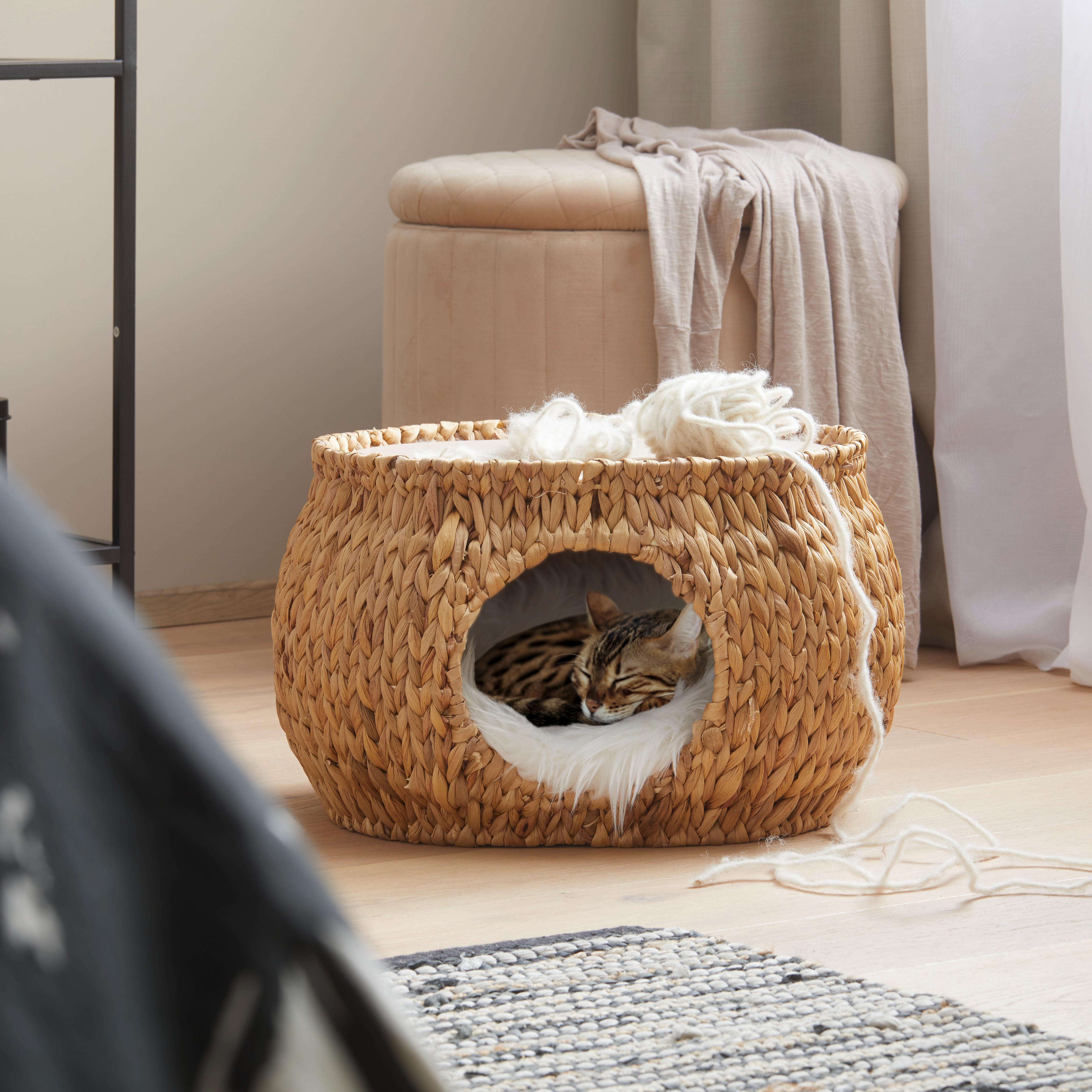 Tierhöhle Casa in Naturfarben - Beige/Naturfarben, Natur, Naturmaterialien/Textil (50/40/30cm)