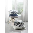 Blazina Blockstreif - siva/bela, tekstil (40/40/8cm) - Mömax modern living Blazina Blockstreif - siva/bela, tekstil (40/40/8cm) - Mömax modern living