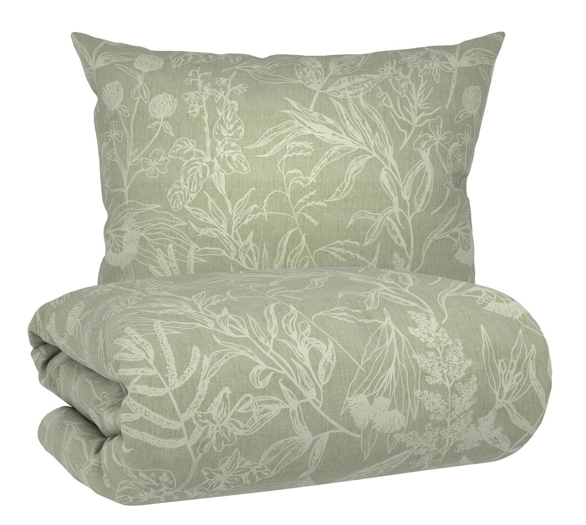 Bettwäsche Tylpur Salbeigrün ca. 140x200cm - Salbeigrün, Textil (140/200cm) - Mömax