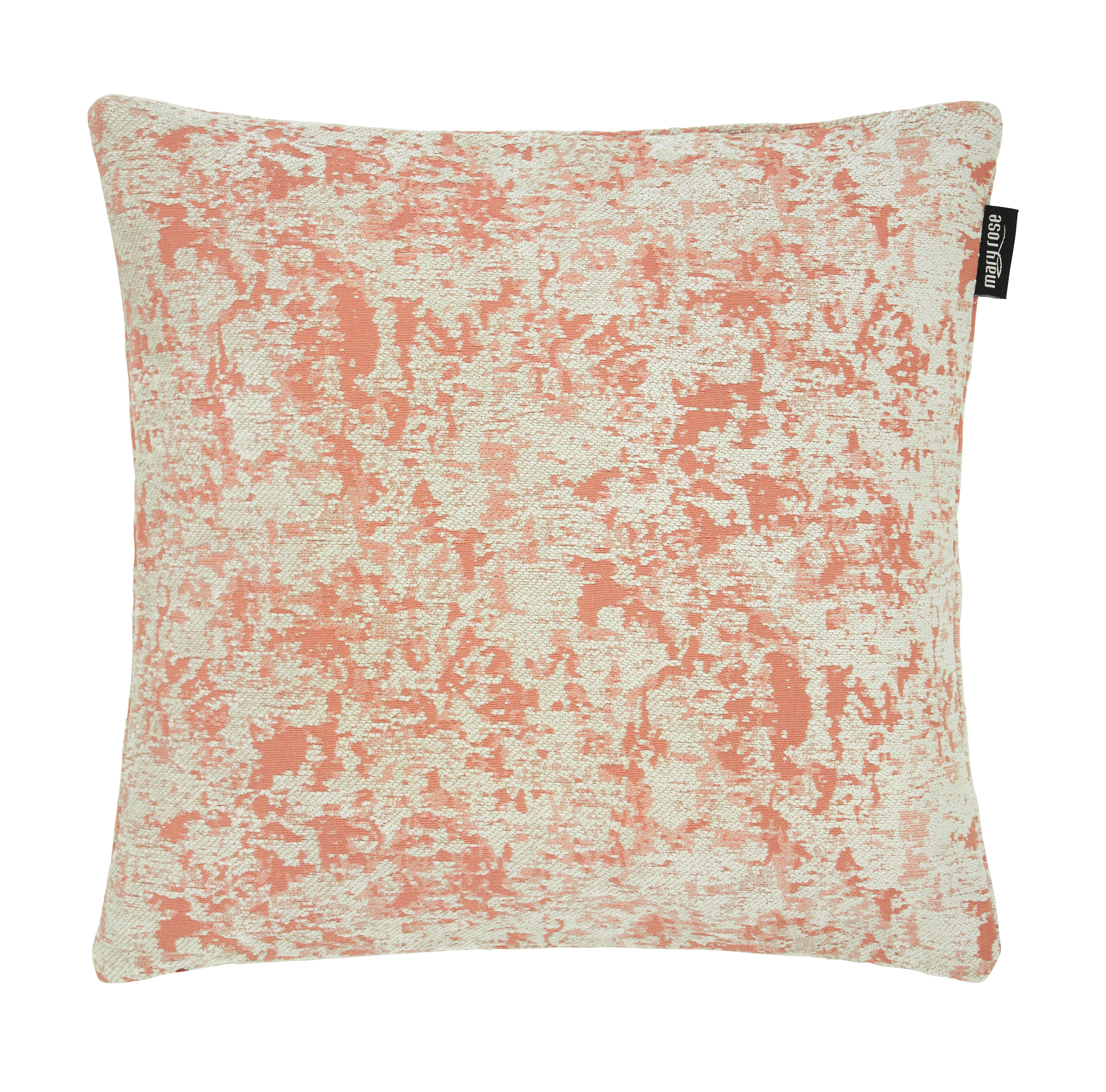 Zierkissen Olivia in Terra cotta ca. 40x40cm - Terracotta, MODERN, Textil (40/40cm) - Mary's