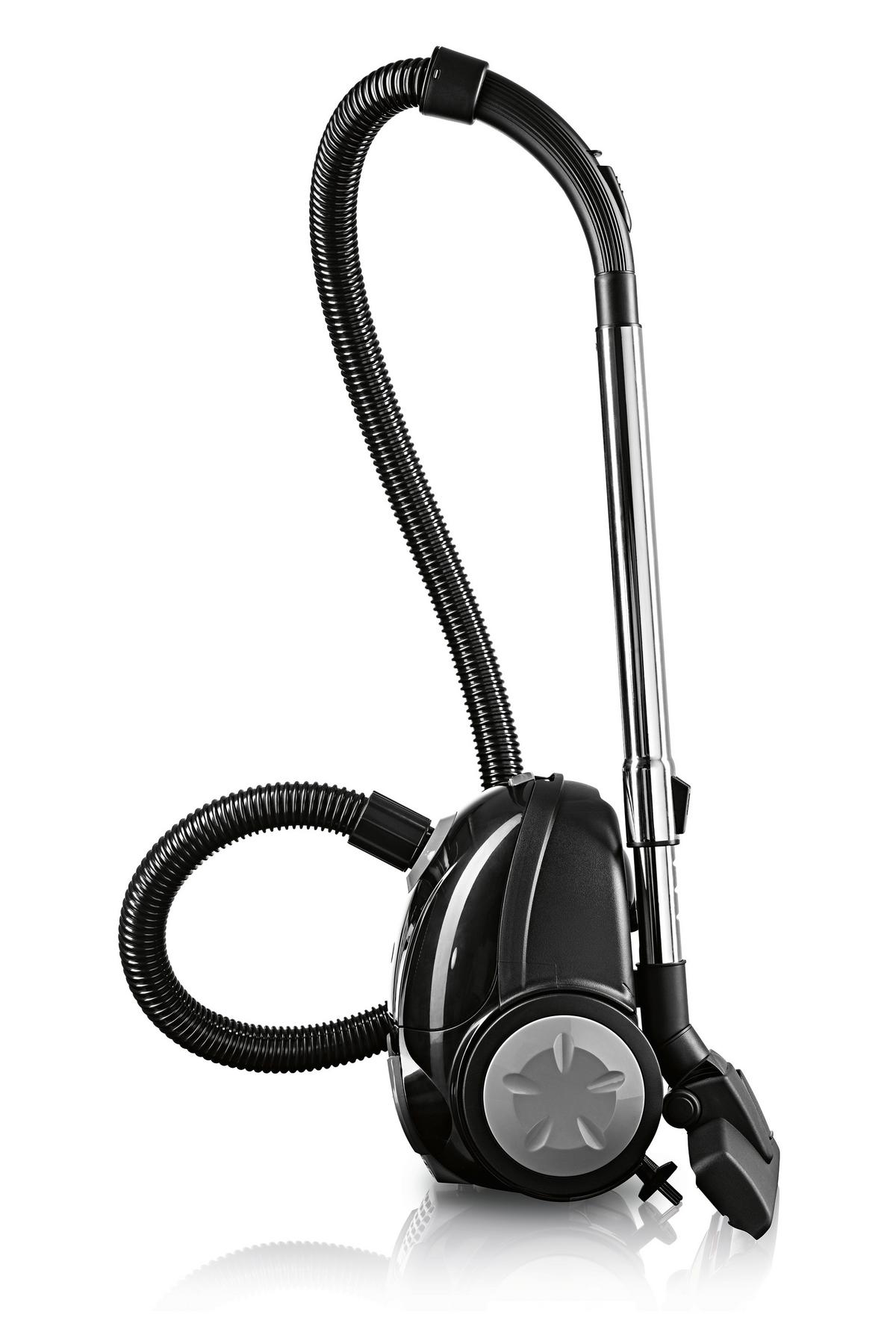 Bodenstaubsauger Cleanmaxx Schwarz max. 800 Watt - Schwarz, Basics, Kunststoff (33/25/20cm)