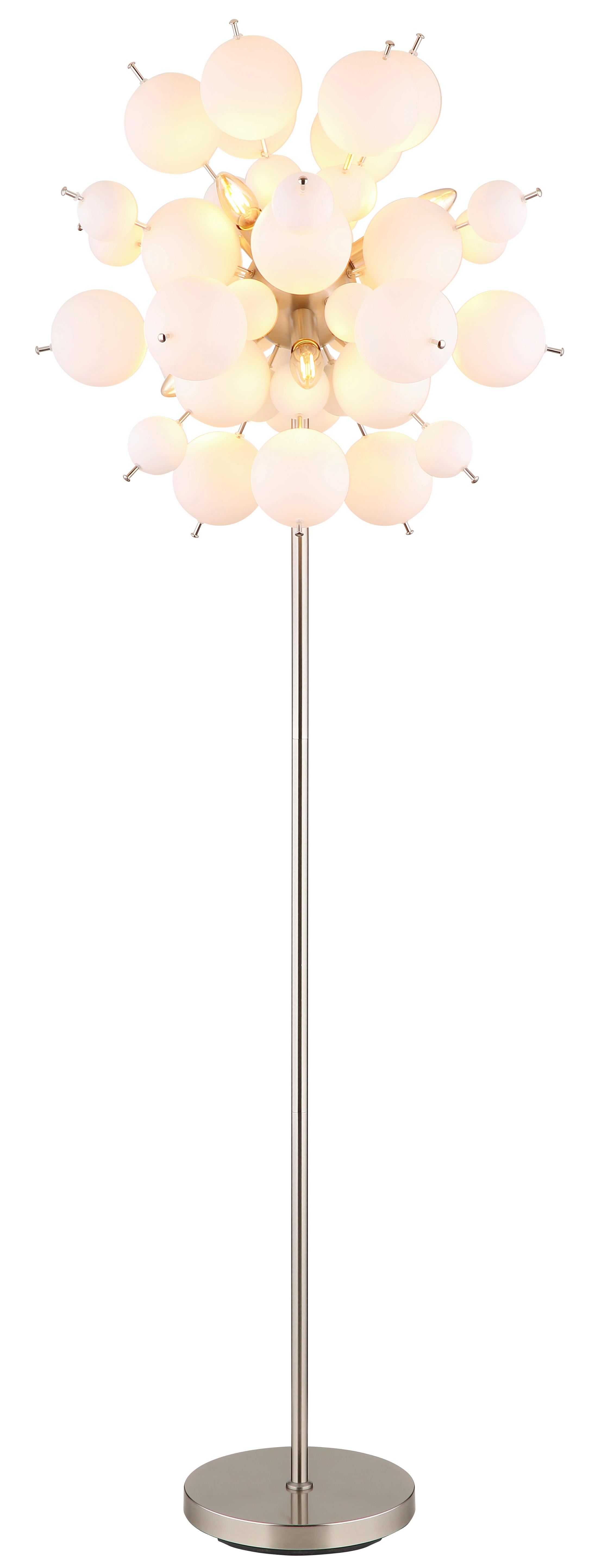 Állólámpa 15633so - nikkel, Design, Üveg/fém (55/155cm) - Globo