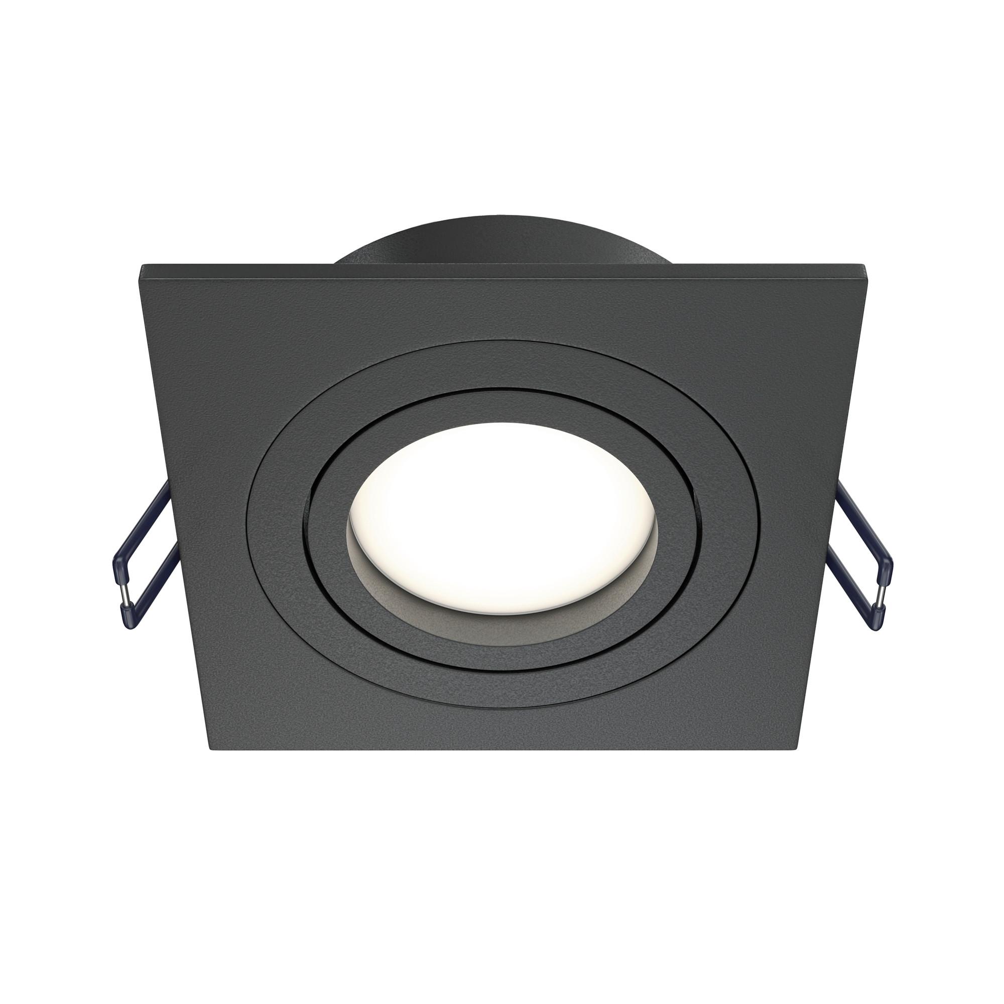 Deckenspots Atom Schwarz max. 50 Watt - Schwarz, Trend, Metall (9,2/9,2/2,5cm) - MAYTONI