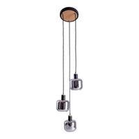 LAMPA WISZĄCA 6116722 FUMOSO - czarny, Design, metal/szkło (20/120cm) - Näve