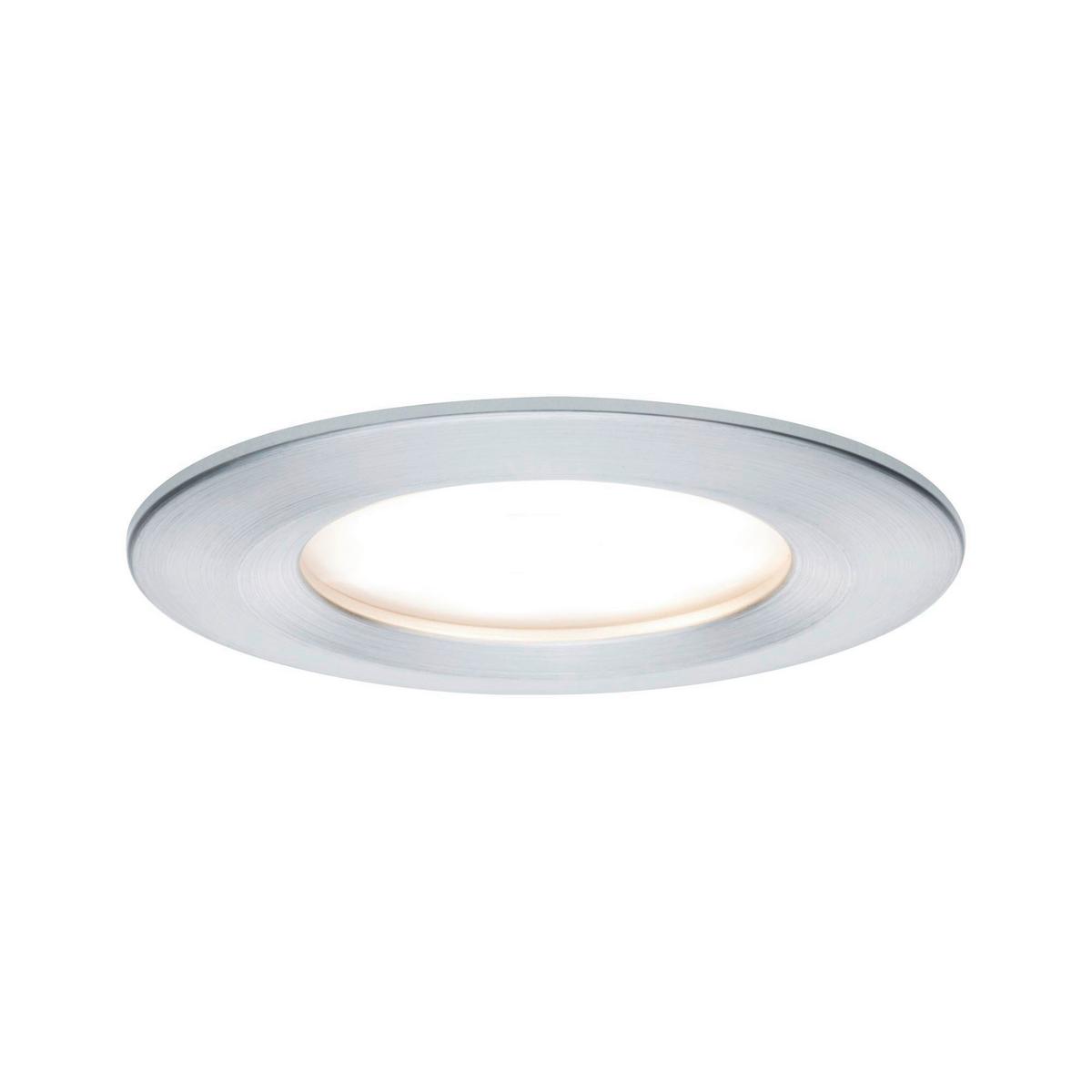 LED-Deckenleuchte Nova in Alufarben max. 6,5 Watt - Alufarben, Basics, Metall (7,8cm) - Paulmann