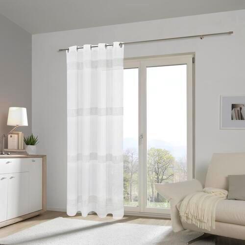 ZASŁONA NA PRZELOTKACH LASOPASO - kremowy, Basics, tkanina (140/245cm) - Esposa