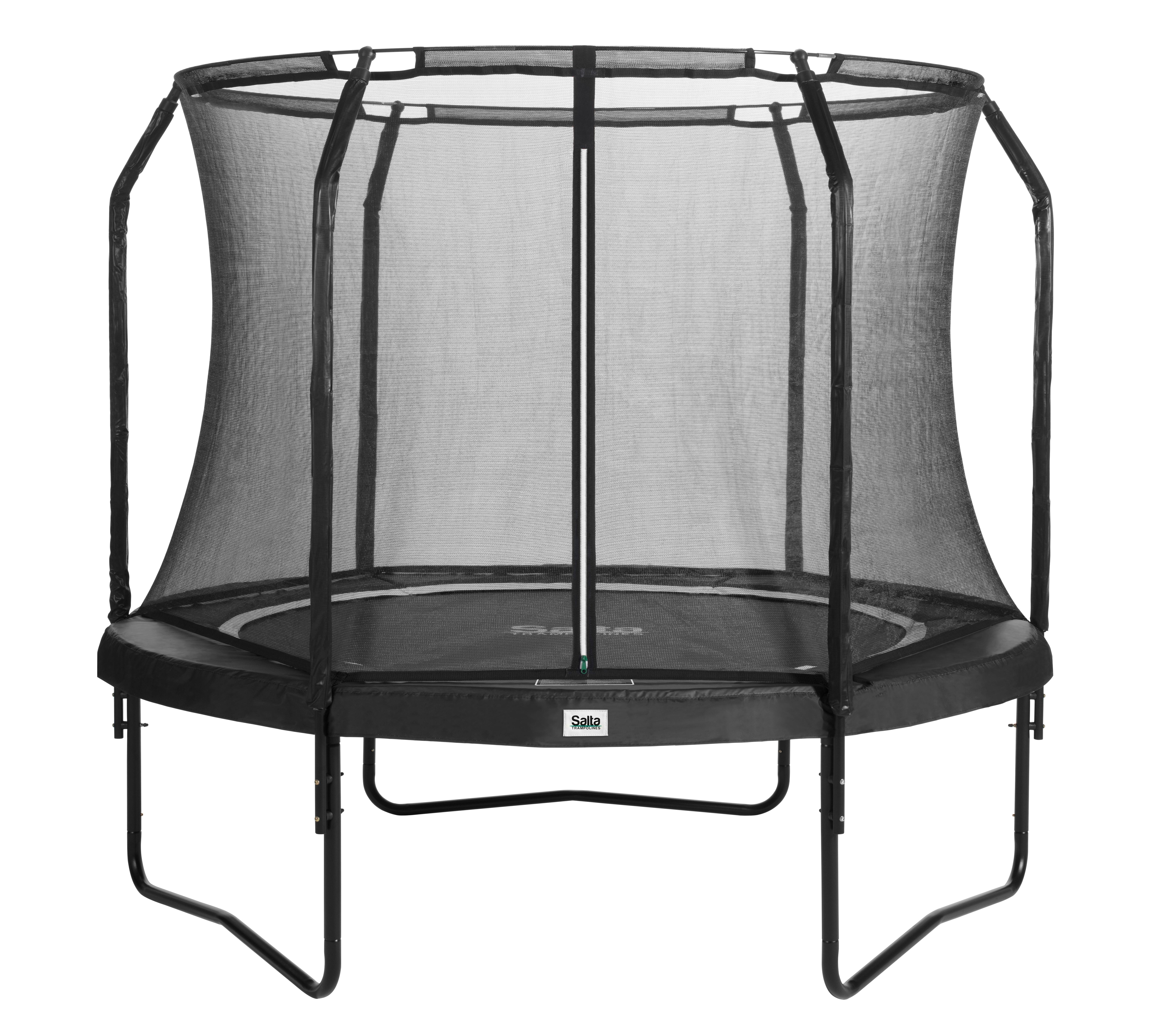 Trampolin Salta Royal Black Edition Ø ca. 183cm - Schwarz, KONVENTIONELL, Kunststoff/Metall (183cm)