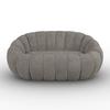 Sofa Lena Chenille Dunkelgrau - Hellbraun/Dunkelgrau, MODERN, Holz/Textil (150/62/92cm)