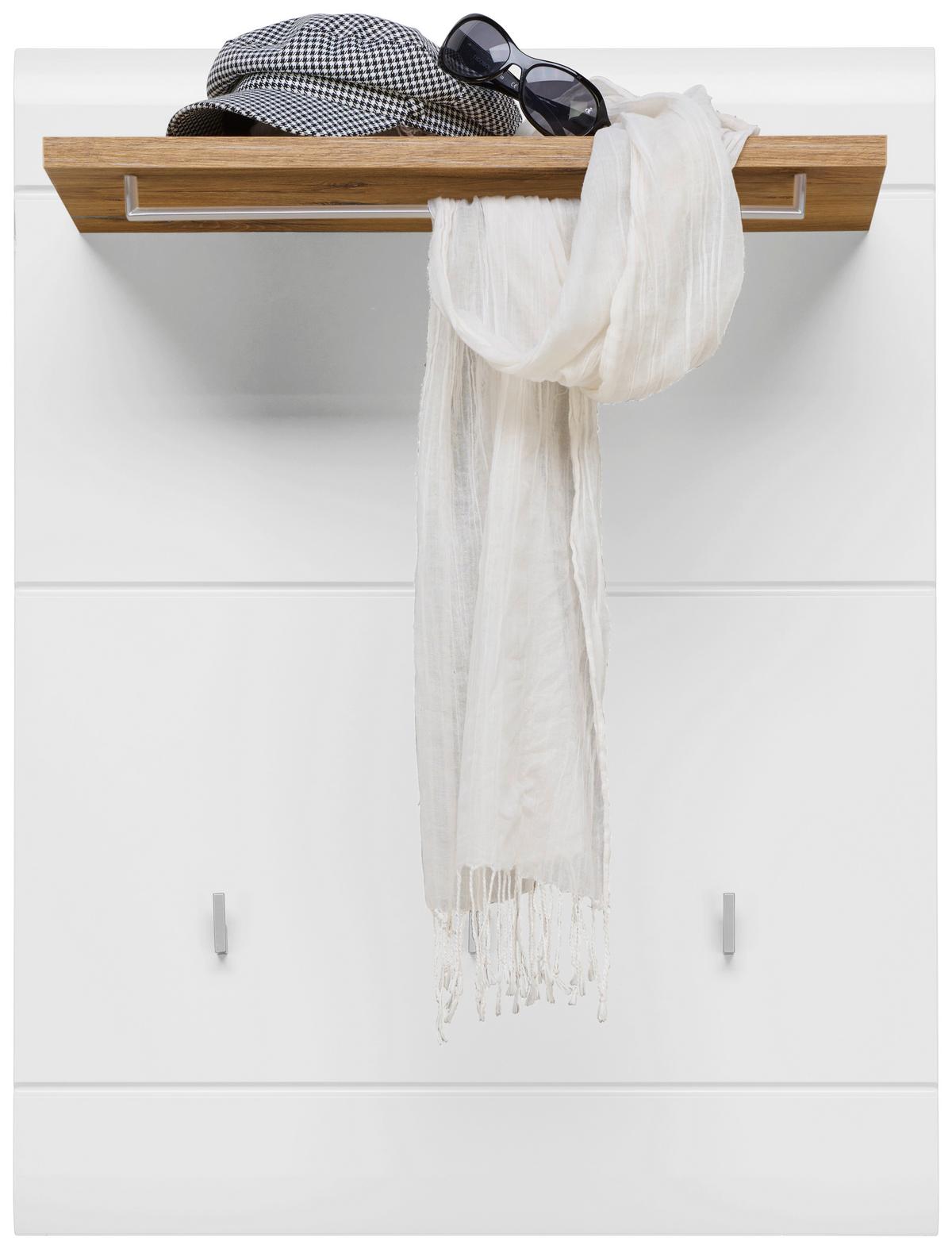 Panou cuier Auris - alb, Modern (70/90/30cm) - Modern Living