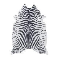 Preproga Etosha, 100x135cm, Črna, Bela - črna/bela, Design, tekstil (100/135cm) - Novel