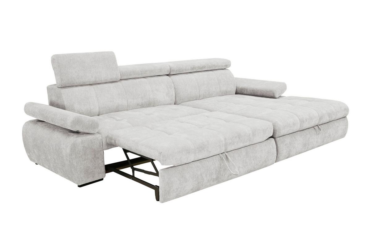 Coltar VEGAS - gri deschis, Design, lemn/textil (294/173cm) - Modern Living