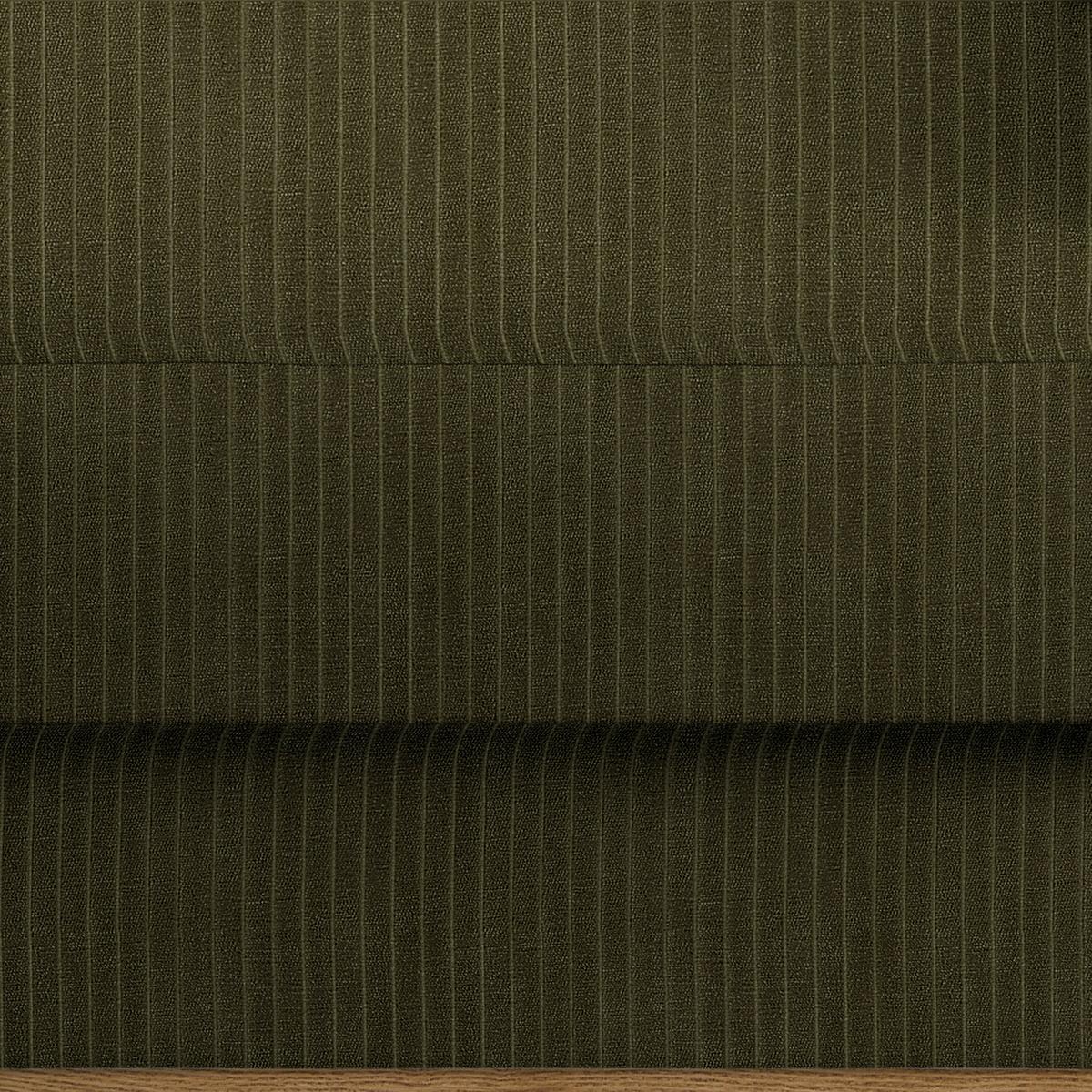 Wohnlandschaft Romeo Dunkelgrün - Dunkelgrün/Schwarz, KONVENTIONELL, Textil/Metall (167/87/234cm) - Zandiara
