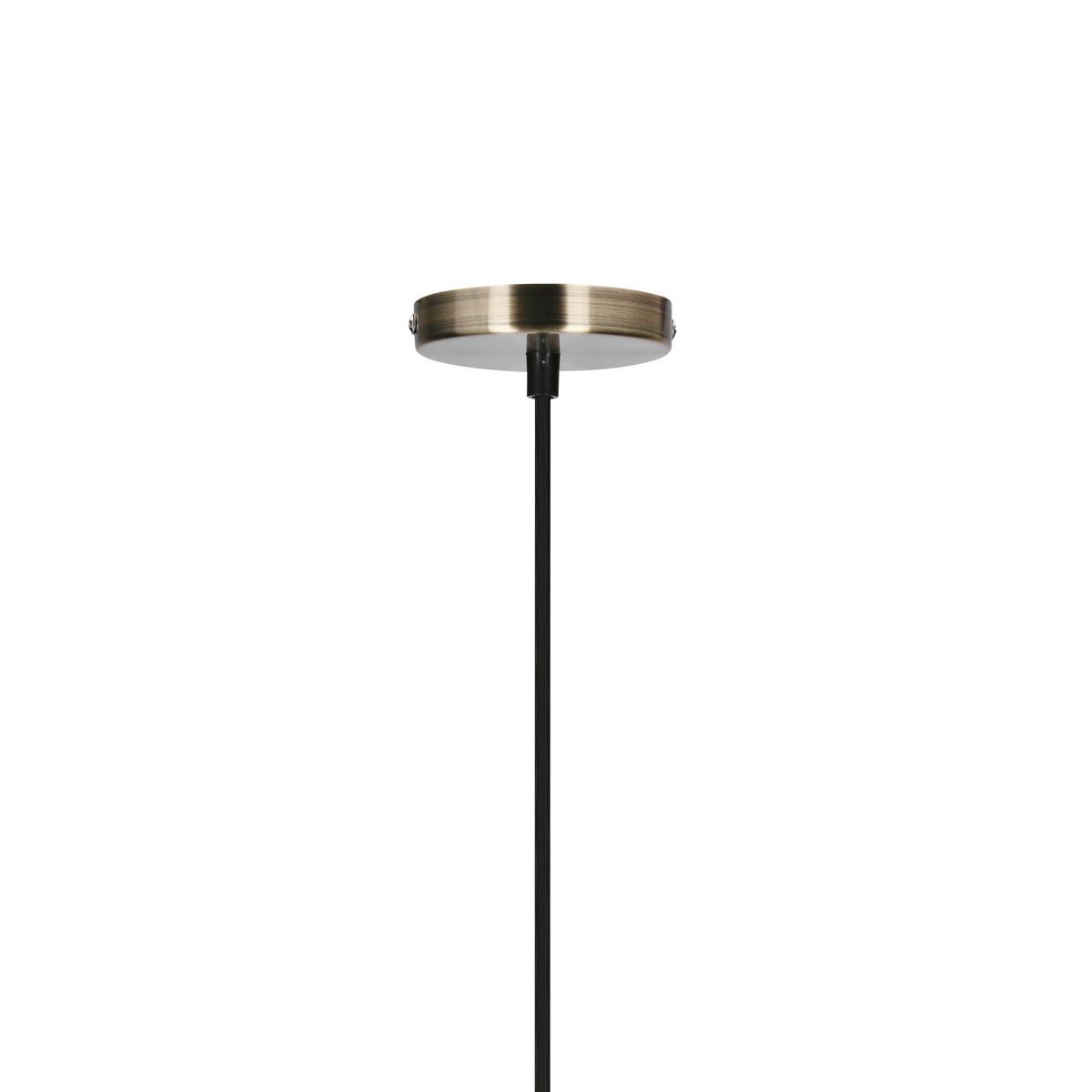 Viseća Svjetiljka Geneva - crna, Konvencionalno, staklo/metal (21.5/21.5/90cm)