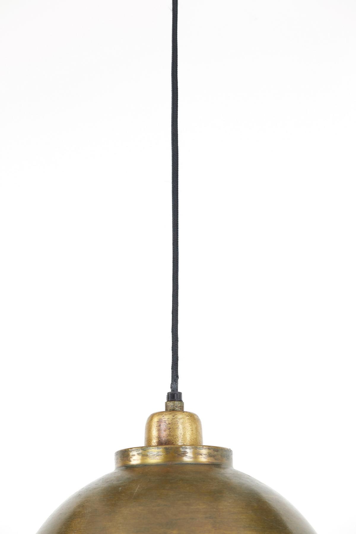 LAMPA WISZĄCA 3036020 KYLIE - kolor brązu, Design, metal (30/30/26cm) - Light & Living