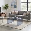 SOFFBORD WING - grå, Modern, glas (70/70/40cm) - Mömax