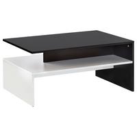 Klubska Miza Murphy - črna/bela, Moderno, leseni material (90/60/43cm) - MID.YOU