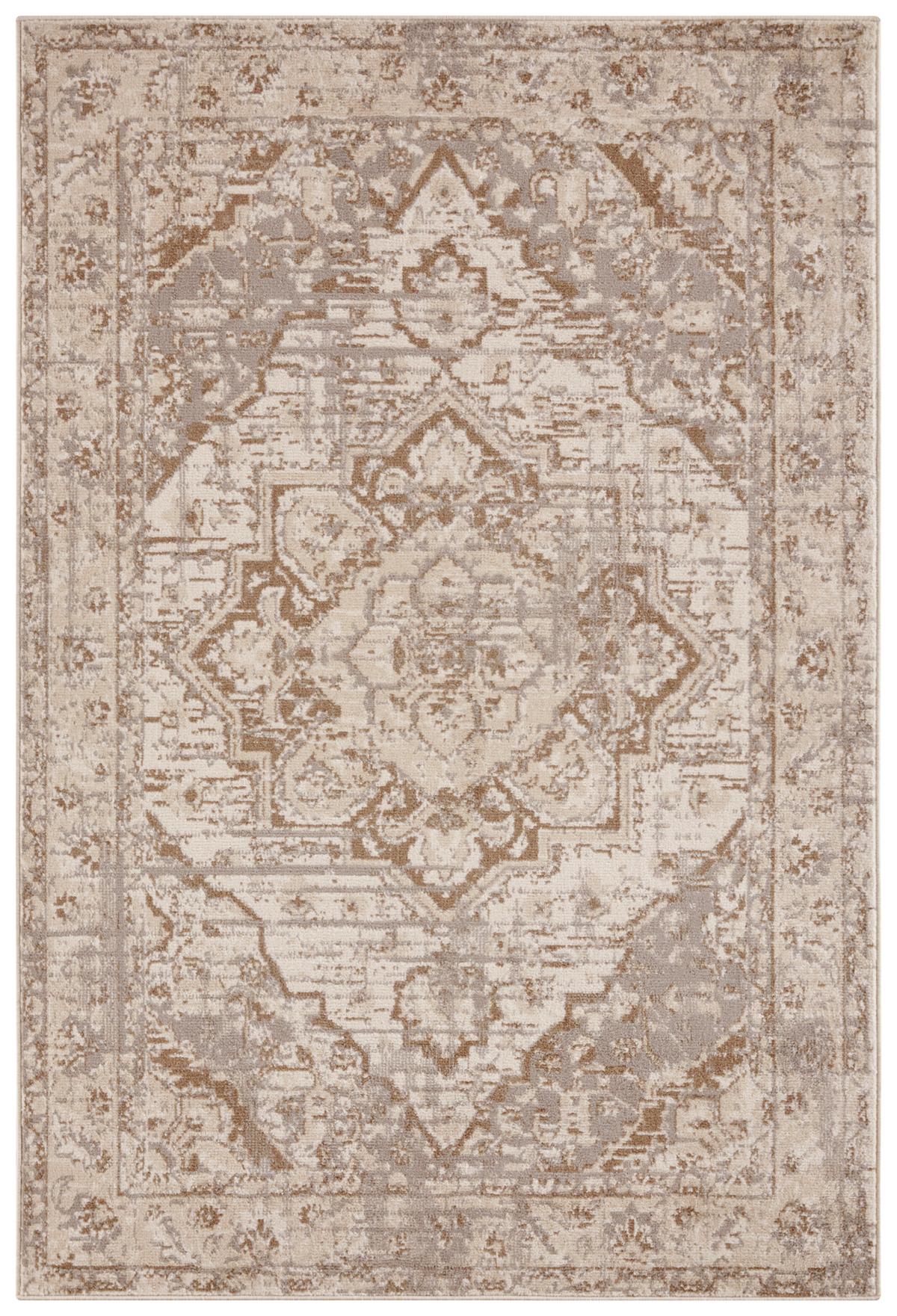 DYWAN TKANY NA PŁASKO SAND BRAUN 105597-120X170 CM - kremowy/brązowy, Design, tworzywo sztuczne (120/170cm) - Hanse Home