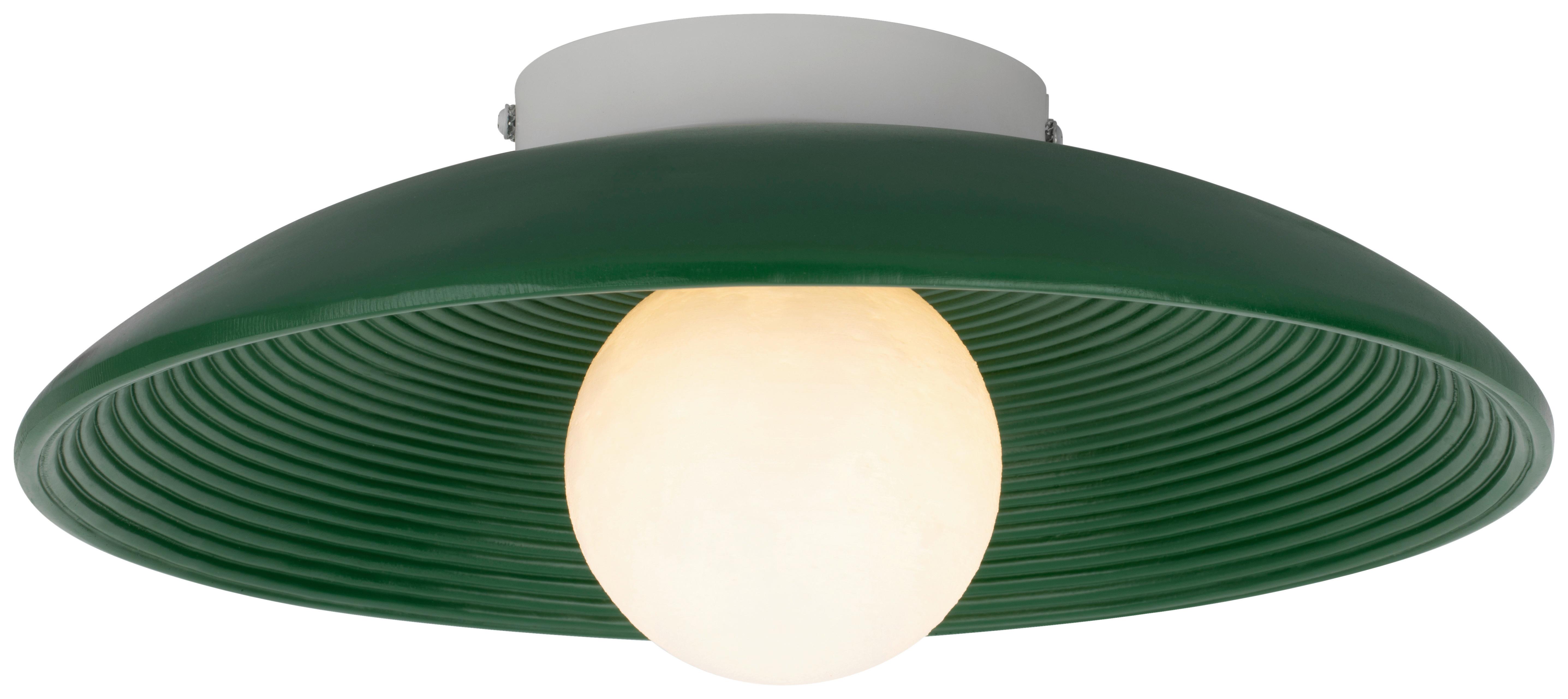 LAMPA SUFITOWA KALUA - zielony, Design, tworzywo sztuczne/metal (35/11cm) - Collett's Monde