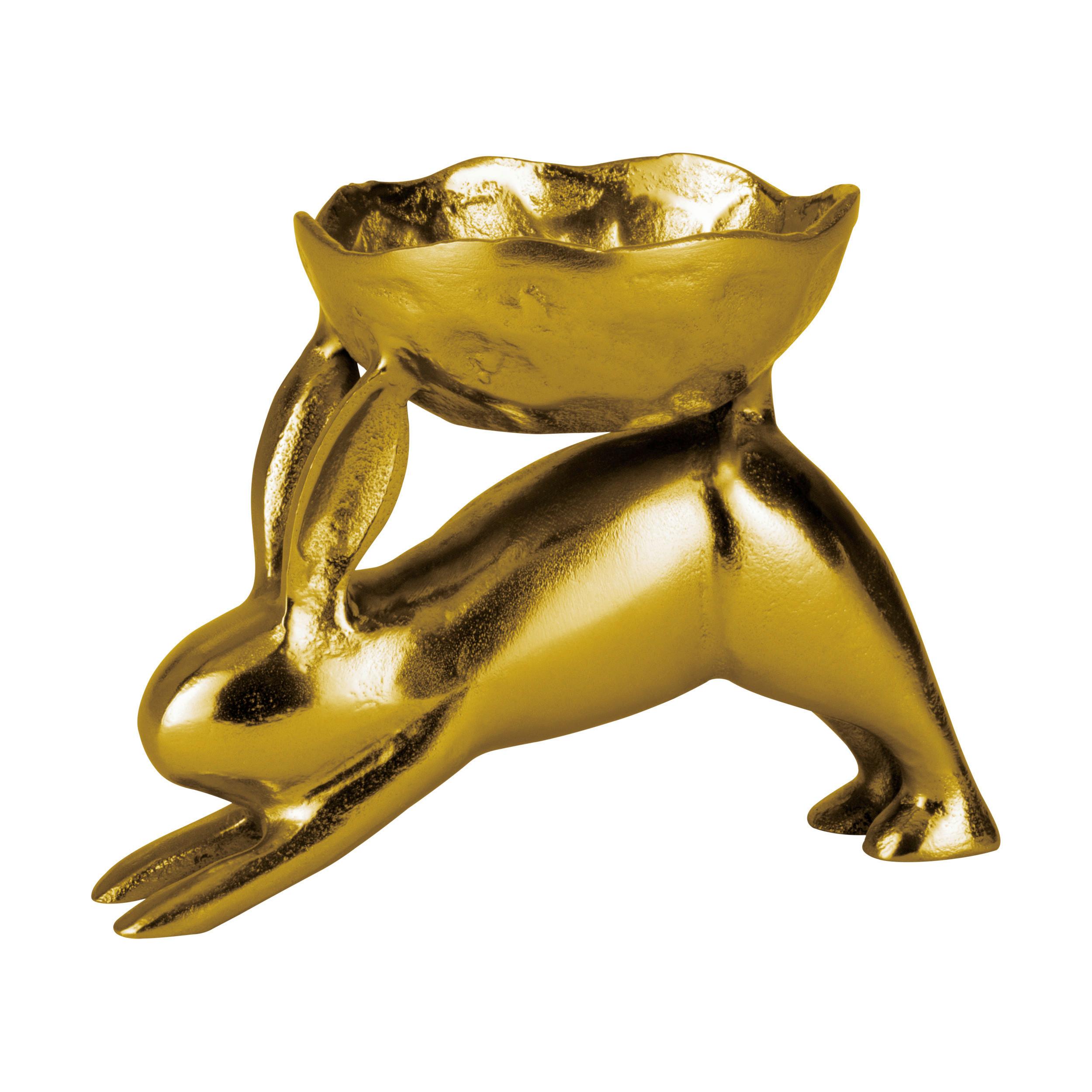 Dekoschale Ambalava Goldfarben - Goldfarben, LIFESTYLE, Metall (20/12/15cm)