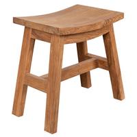 Gartenhocker Maira Teak - Basics, Holz (50/30/45cm) - Gardenson
