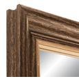Wandspiegel Braun - Goldfarben/Braun, MODERN, Glas/Holzwerkstoff (35/140cm) Wandspiegel Braun - Goldfarben/Braun, MODERN, Glas/Holzwerkstoff (35/140cm)