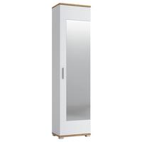 Dulap pentru hol HOLA - Modern, sticlă/material pe bază de lemn (50/198,5/33,5cm) - Modern Living