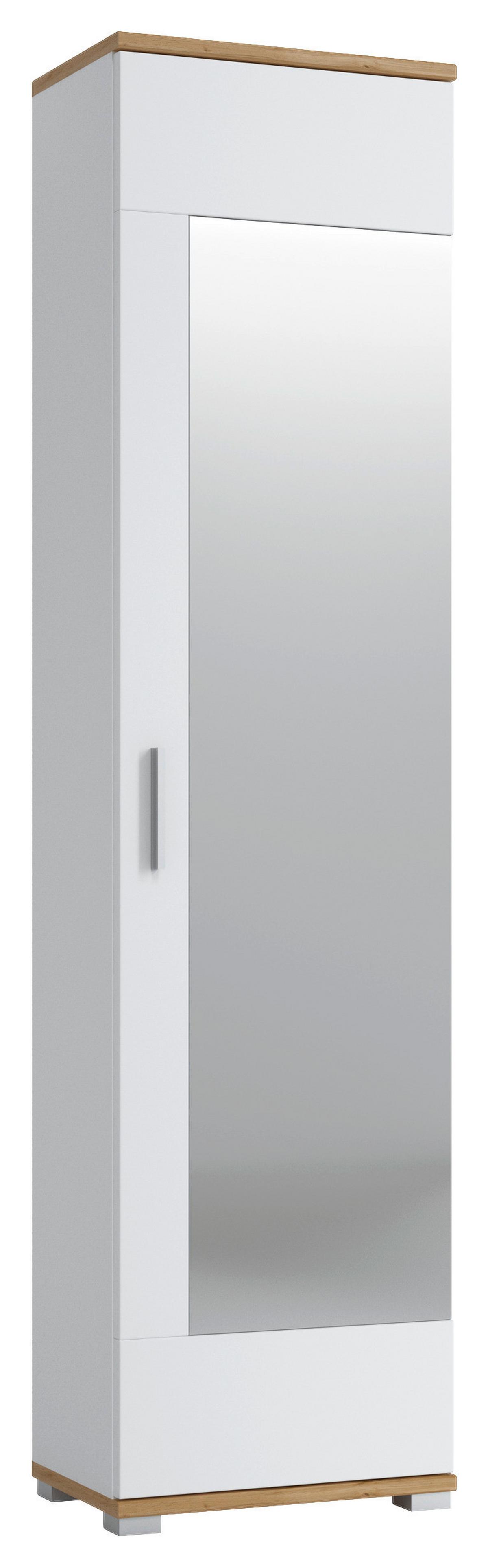 Dulap pentru hol HOLA - Modern, sticlă/material pe bază de lemn (50/198,5/33,5cm) - Modern Living