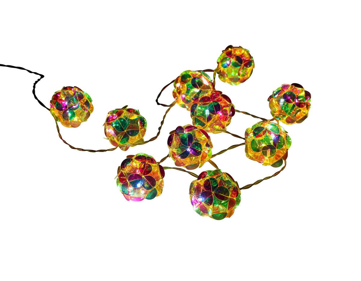 Lichterkette Liebe Perlmutt max. 0,3 Watt - Transparent/Perlmutt, MODERN, Kunststoff (165cm) - Mömax