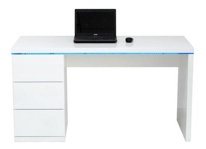 Schreibtisch In Weiss Hochglanz Online Kaufen Momax