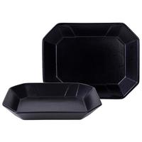 Set Posod Street Box, 2-Delni - črna, Basics, keramika (22/17cm) - Creatable