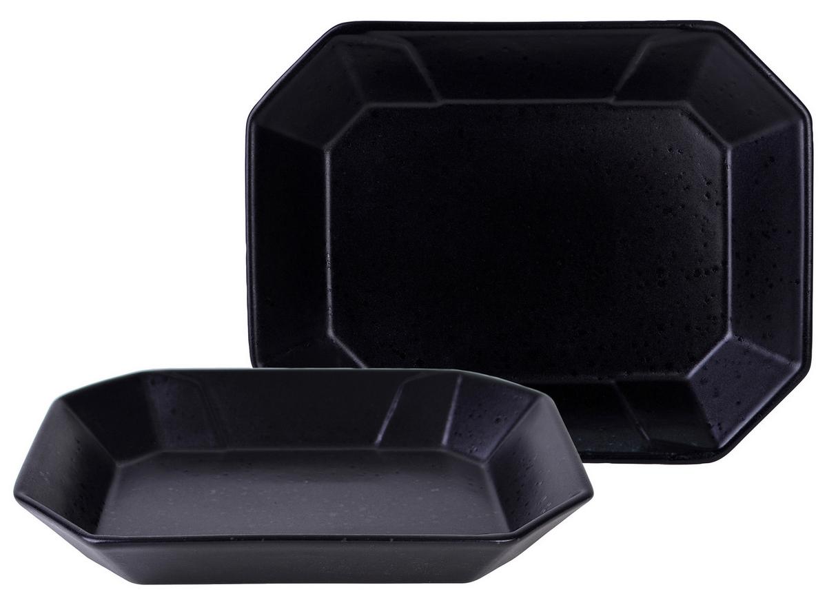 Set Posod Street Box, 2-Delni - črna, Basics, keramika (22/17cm) - Creatable
