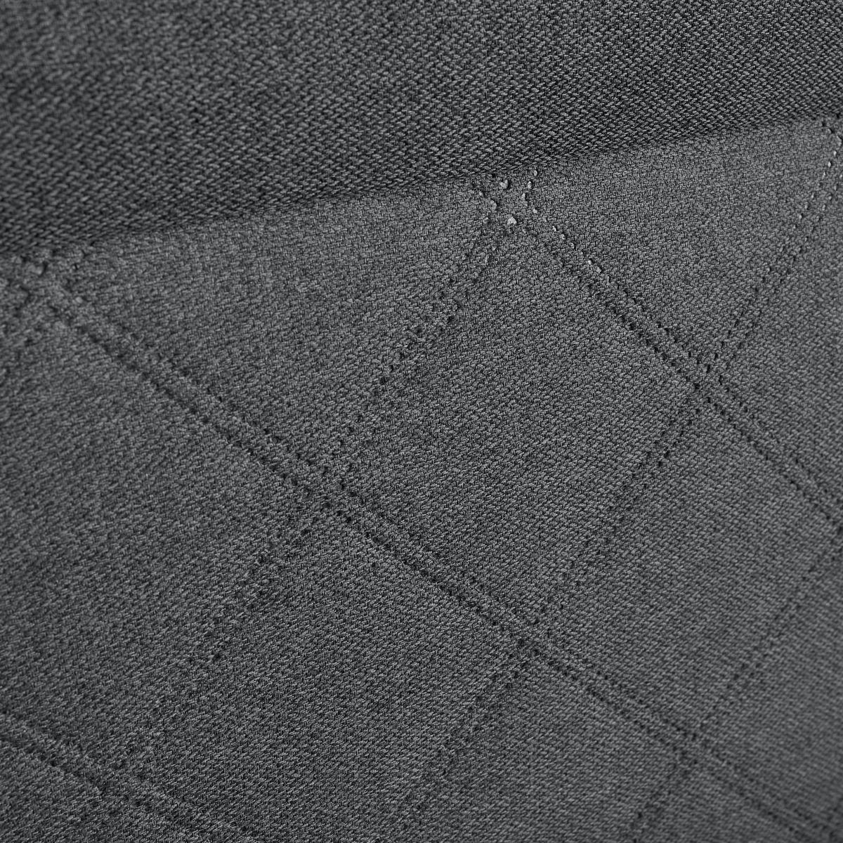 Pat tip boxspring fără arcuri ROSA - gri închis, Modern, lemn/textil (180/200cm) - Bessagi Home
