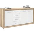 Komoda Malta - siva/bela, Moderno, umetna masa/leseni material (179/86/40cm) Komoda Malta - siva/bela, Moderno, umetna masa/leseni material (179/86/40cm)
