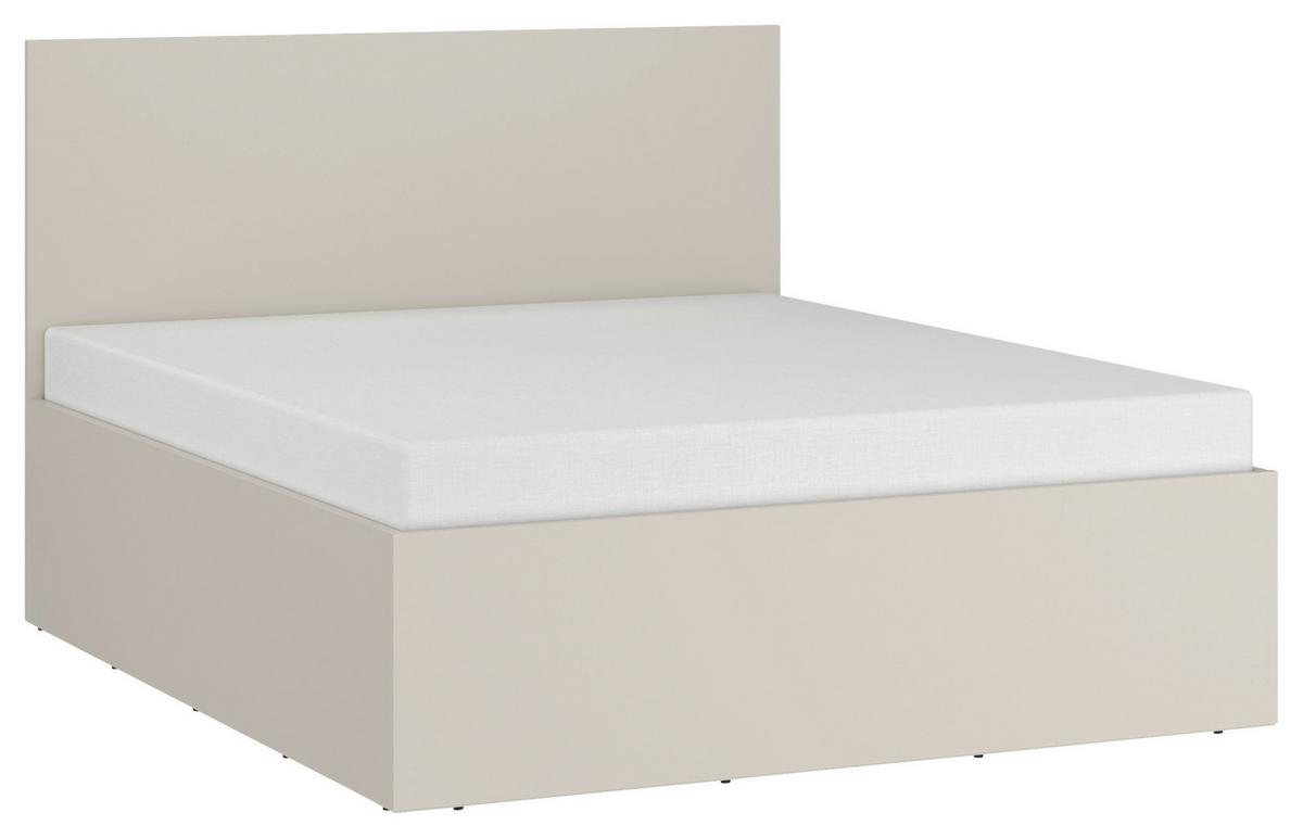 Krevet Fano - kašmir/crna, Moderno, drvni materijal/plastika (140/200cm) - Modern Living