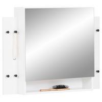 Nastavak Za Stol Sandy - bijela, Moderno, staklo/drvni materijal (60/64/17,5cm) - Modern Living