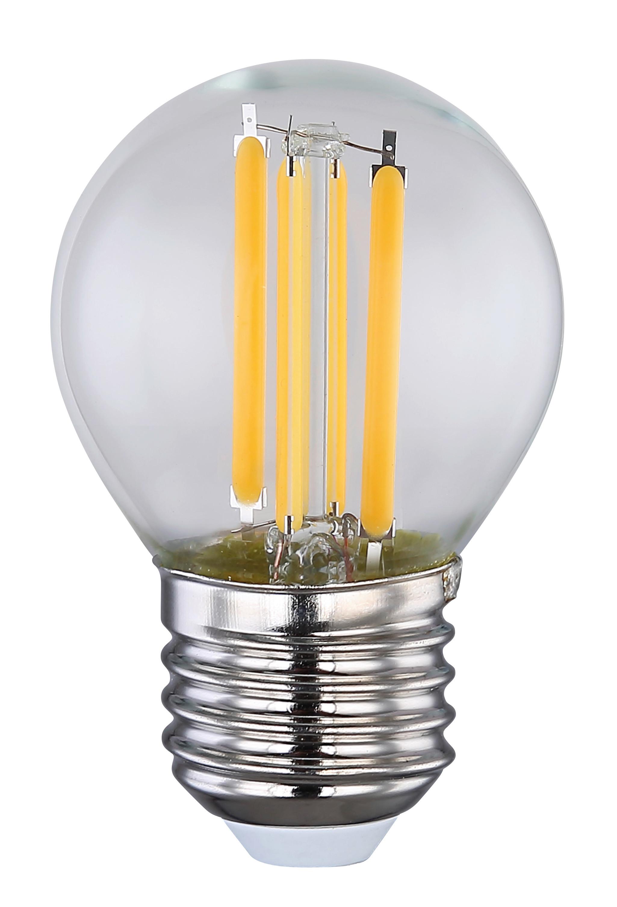 LED-Leuchtmittel 10582GK max. 6 Watt - Klar, Glas (4,5/7,2cm)