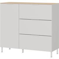 Kommode Gw-Savoca - Kaschmir/Eichefarben, Modern, Holzwerkstoff/Metall (109/98/40cm) - Mömax