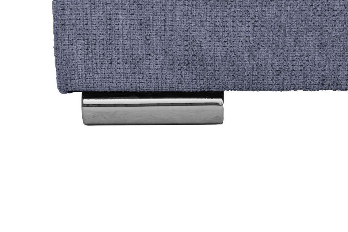 Kutna Garnitura Senso - tamno plava/boje kroma, Moderno, tekstil/drvo (183/346/197cm) - Modern Living