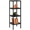 Regal in Schwarz - Schwarz, MODERN, Holzwerkstoff (34/110/33cm) - Mömax