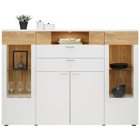 Highboard aus Eiche teilmassiv Highboard aus Eiche teilmassiv
