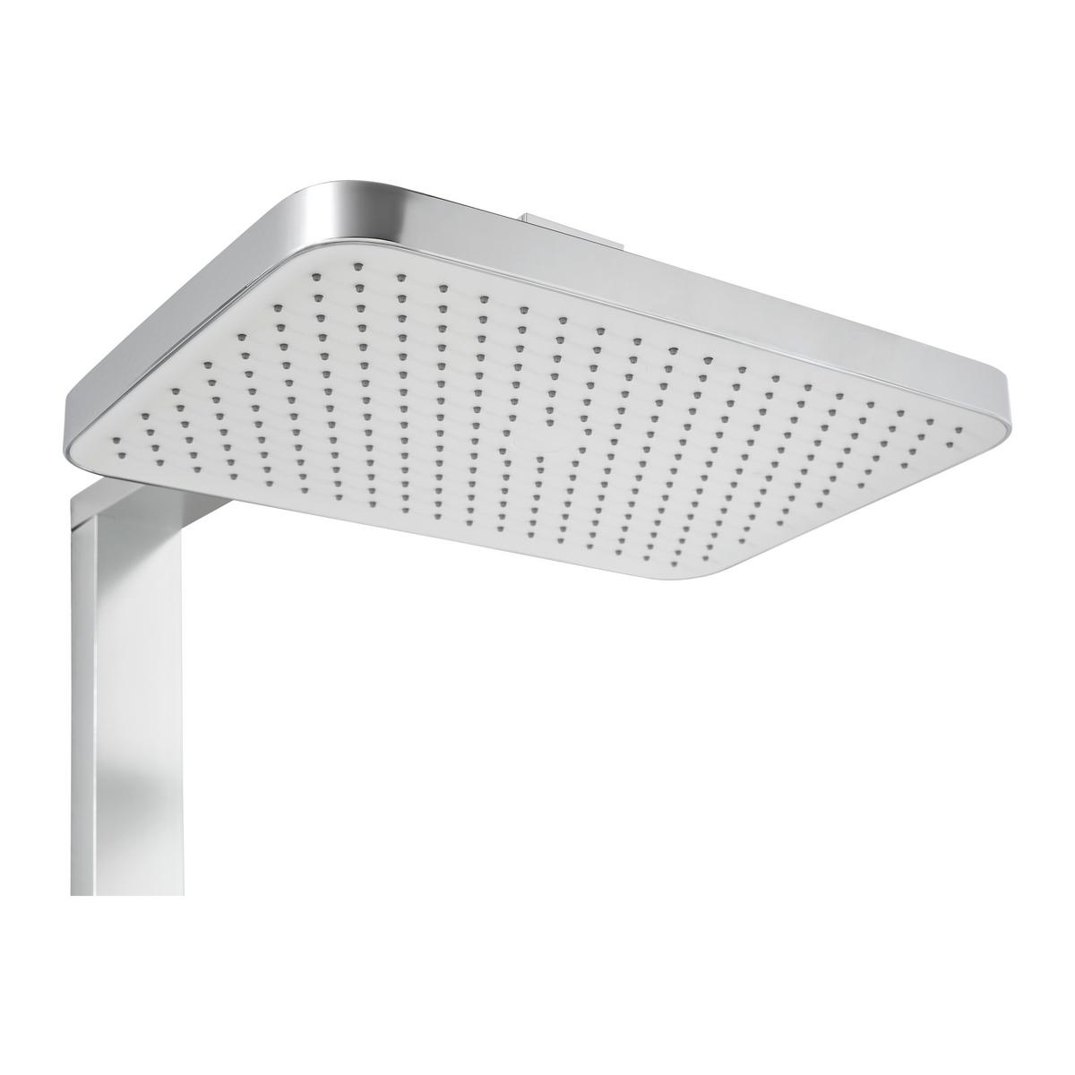 Überkopfbrauseset La Palma Chromfarben - Chromfarben, MODERN, Kunststoff (43/105/5cm) - Premium Living