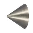 Endstück Combi Spitze Edelstahl - Edelstahlfarben, MODERN, Metall (1/1/1cm) - Mömax modern living Endstück Combi Spitze Edelstahl - Edelstahlfarben, MODERN, Metall (1/1/1cm) - Mömax modern living