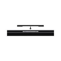Schienensystem-Verbinder Cover Connector-Inlay in Schwarz - Transparent/Schwarz, Basics, Kunststoff (12,5/0,5cm) - Paulmann