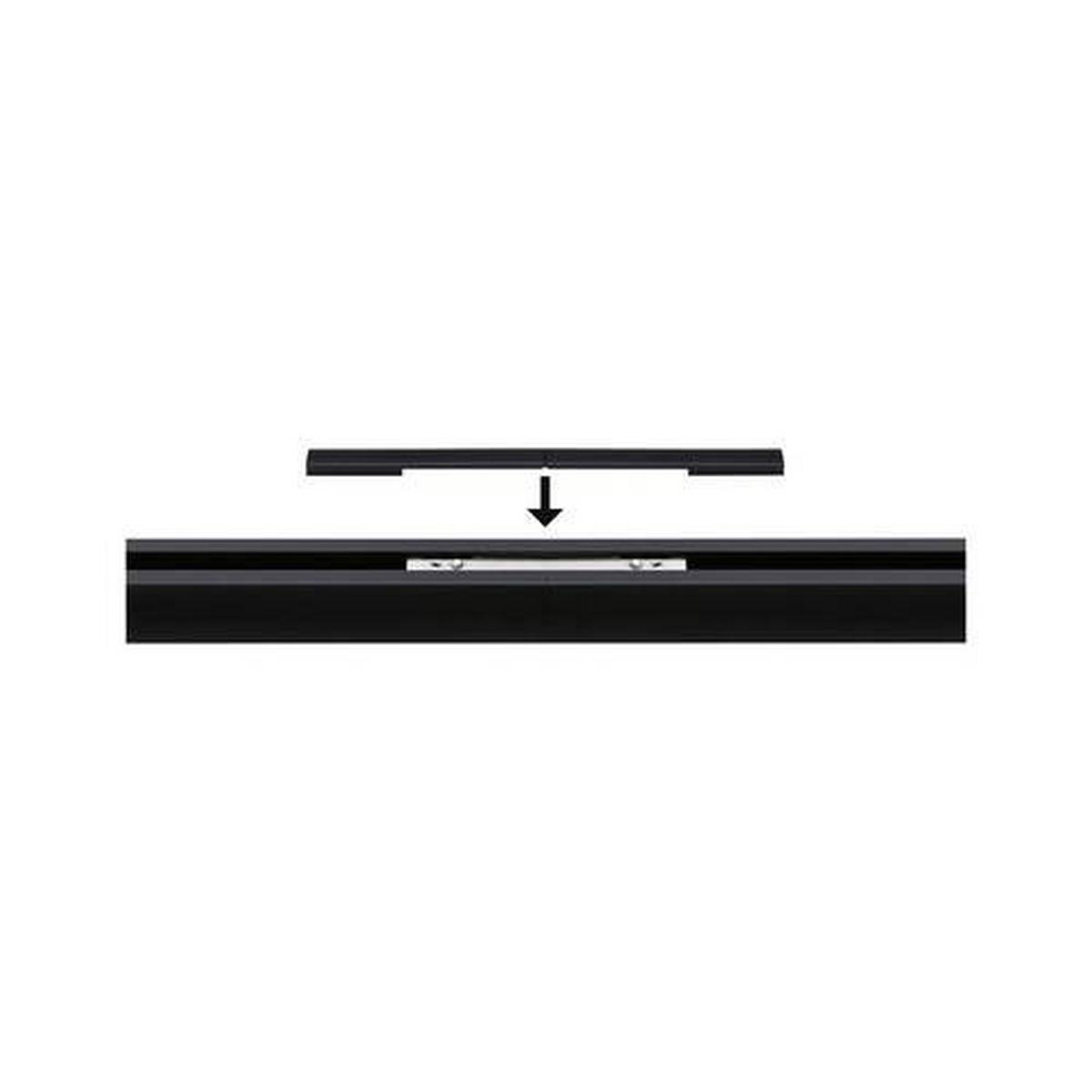 Schienensystem-Verbinder Cover Connector-Inlay in Schwarz - Transparent/Schwarz, Basics, Kunststoff (12,5/0,5cm) - Paulmann