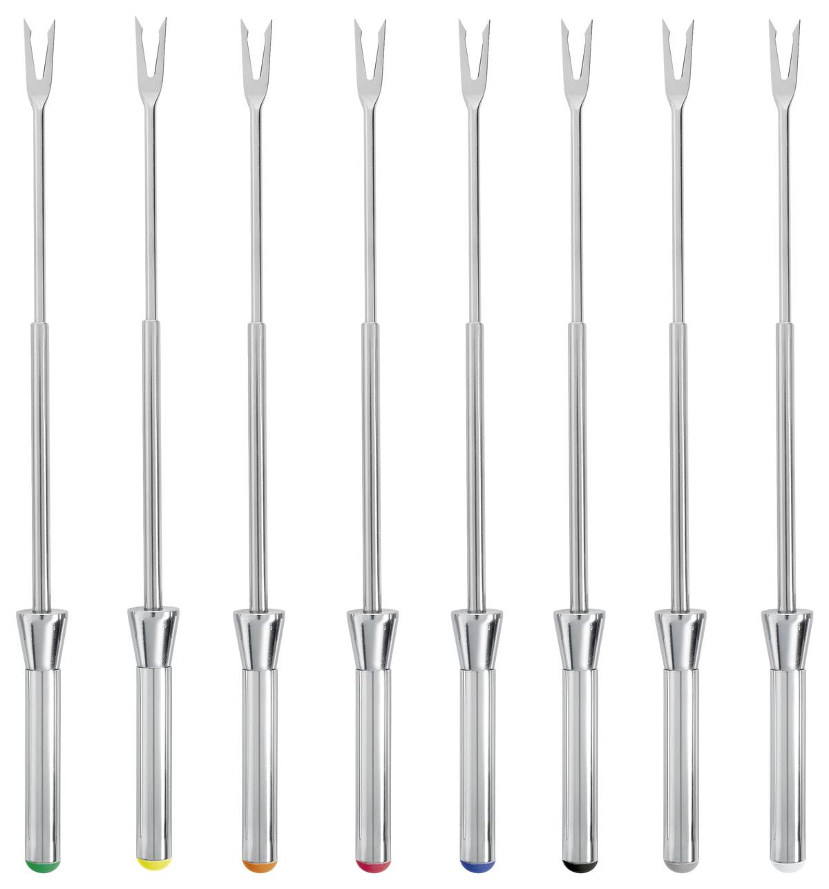 ZESTAW DO FONDUE 04 1513 0011 WMF - kolor srebrny/czarny, Trend, metal (32,5/23,5/25cm) - WMF